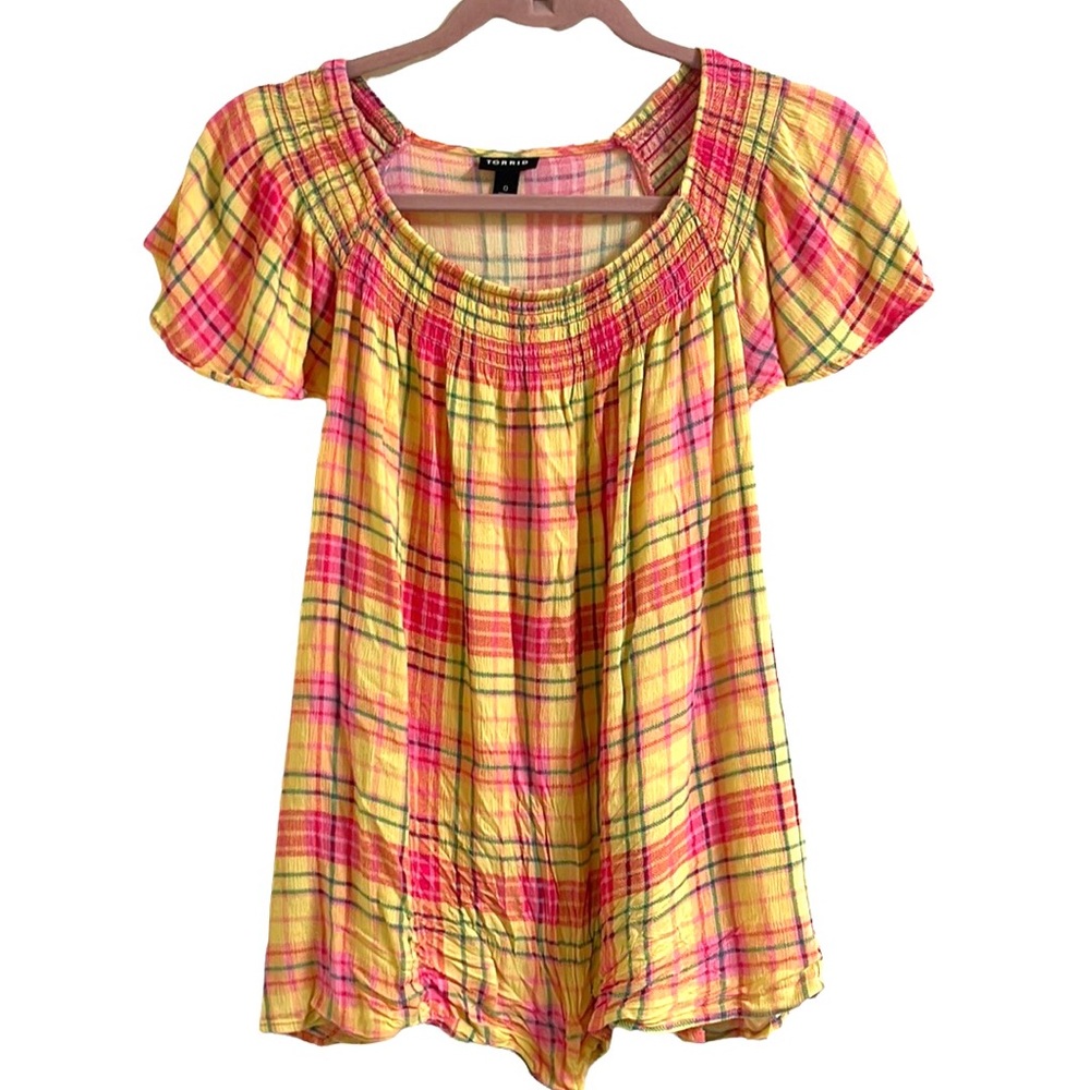 Torrid Plaid Summer Top